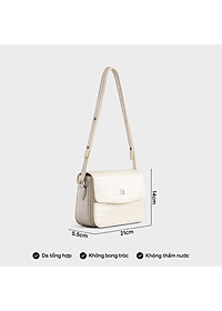 Túi Yuumy ( Thời trang nữ nắp gập khóa nam châm size 21 - Túi đeo chéo da Seasand YN175 )