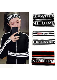 Băng đô nam nữ bản to thời trang Kpop, TBS thấm hút mồ hôi, băng đô thể thao mẫu mới TB09