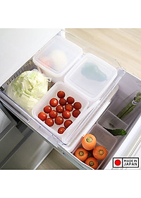 Combo 02 hộp lạnh bảo quản thực phẩm Nakaya 1100ml Made in Japan