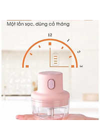  MÁY XAY MINI CẦM TAY ĐA NĂNG , XAY THỊT, RAU CỦ QUẢ,  TỎI ỚT MINI LOẠI 250ML CÓ SẠC ĐIỆN