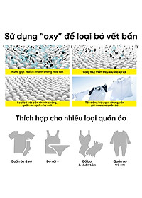 Nước giặt Walch đậm đặc siêu tiết kiệm, kháng khuẩn, khử mùi, tiêu diệt mạt bụi 99%, thích hợp cửa trên và cửa trước(Chai 3 Lít)