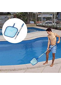 Vợt lưới vớt lá làm sạch hồ bơi