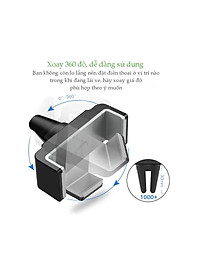 Ugreen UG30283LP120TK Màu Đen Giá Kẹp điện thoại trên khe thông gió ô tô - HÀNG CHÍNH HÃNG