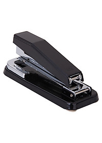 Dập Ghim Xoay Chiều 25 Trang Deli, Xám, Đen, Xanh Dương - 1 Cái E0414