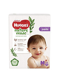 Tã Quần Huggies Platinum Nature Made Size M (58 Miếng)