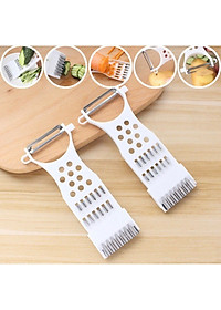 Dụng Cụ Bào Sợi Rau Củ Quả Cầm Tay 3in1 TOKDODO, Nạo Rau Củ Quả Nhà Bếp Đa Năng ( Giao Màu Ngẫu Nhiên )
