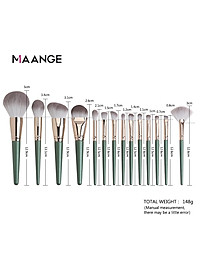 Bộ Cọ Trang Điểm 14Cây AW01 Cao cấp  + Hộp  đựng túi da bao đẹp