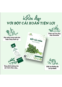Bột cải xoăn Kale nguyên chất Goce - 60g (20 gói x 3g)