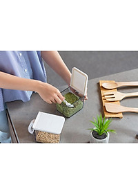 [Gia Dụng Nhật] Bộ hộp gia vị Yoko Nhật Bản - Nhưa Cao Cấp Chắc Chắn Sang Trọng, Gọn Gàng, Kín, Dễ Lau Chùi - Hàng Chính Hãng