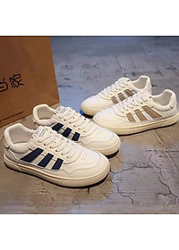 Giày thể thao nữ phong cách cá tính, thoáng khí, đế cao su đúc, chống trơn trượt hạn chế mòn  - gnu2061