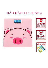Cân Sức Khỏe Heo Hồng Điện Tử – Mua Kèm Deal Sốc Thước Dây – OEM – top1deal