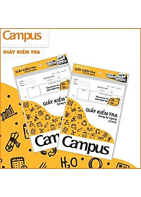 Giấy kiểm tra Cấp 2 / Giấy kiểm tra kẻ ngang Campus TP-BM70G-30 - TP-BS70G-25