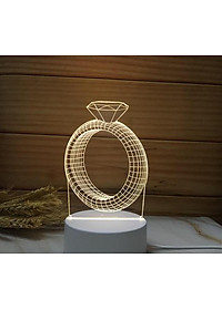 Đèn ngủ Led sáng tạo - Đèn trang trí 3D đẹp độc lạ - Quà tặng vô cùng ý nghĩa