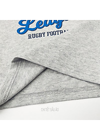 Áo bé trai BIGFOX - MISS MEOW thu đông, áo thun dài tay cho bé size đại in hình bóng bầu dục Newyork 11 - 38 kg