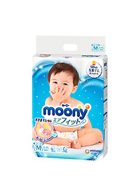 [Mã mới] Tã dán cao cấp Moony M64 nhập khẩu từ Nhật Bản