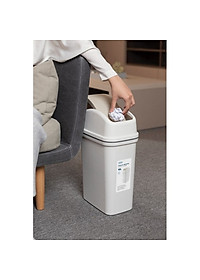 Thùng Rác Nhựa Cao Cấp Nắp Lật 10 Lít Inochi Nhật Bản (261 x 170 x 425 mm) - Giao màu ngẫu nhiên