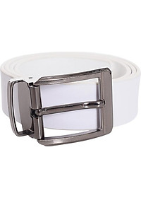 Thắt Lưng Nam Da Bò Đầu Kim Huy Hoàng HT4107 (120 x 4 cm) - Trắng