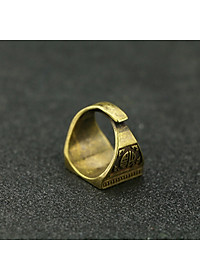  NHẪN NAM TÀI LỘC BẰNG HỢP KIM ĐỒNG THAU CÓ HỘP ĐỰNG nhẫn chữ Tài