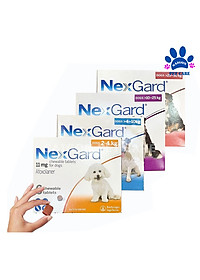 Viên nhai Nexgard trị ve rận, bọ chét cho chó (1 viên) - 4-10kg
