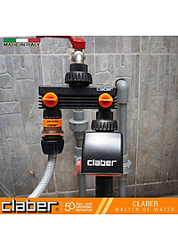 Bộ chia vòi nước 2 kênh ren 27mm Claber 8590