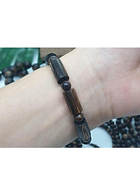 Vòng Tay Trầm Hương Trụ Trúc Sánh Chìm Tự Nhiên (Nam)