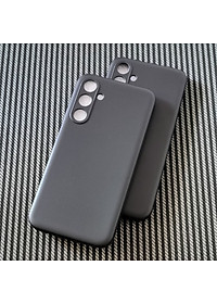 Ốp lưng dành cho SamSung Galaxy M35 dẻo màu đen bảo vệ camera sau, chống bám vân tay - Hàng chính hãng