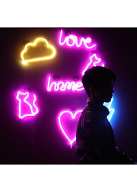 Đèn LED Neon Trang Trí KUNBE Treo Tường Decor Phòng Làm Việc, Phòng Ngủ, Sự Kiện Đa Dạng Kiểu Dáng Màu Sắc