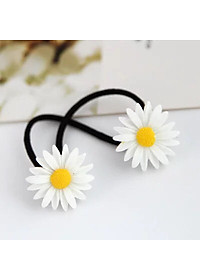 Combo 5 Dây Chun Cặp Tóc Hoa Cúc Nhiều Mẫu
