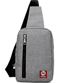 Combo Túi Du Lịch HARAS HRTK201 (26 x 46 cm) - Xám + Túi Đeo Chéo HARAS HRTK147 (16 x 24 cm) - Xám