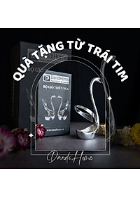 Bộ giỏ thiên nga DandiHome kèm thìa nĩa 2020 cao cấp, sang trọng, tinh tế