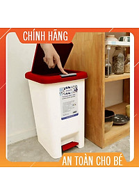 Thùng rác đạp chữ nhật Inochi 20L (tiêu chuẩn Nhật Bản)
