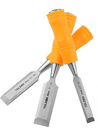 BỘ 3 ĐỤC GỖ CÁN NHỰA 3mm [(1/2 "), 19mm (3/4"), 25 mm (1 ")] TOLSEN 25380 - HÀNG CHÍNH HÃNG