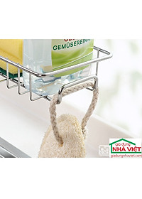 Giá Inox Đựng Lưới Rửa Bát, Cọ Xoong, Bàn Chải, Xà Bông Treo Vòi Nước Bồn Rửa Bát- Hàng Loại 1 - Chính Hãng MINIIN