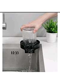 Chậu rửa bát inox304 bán nguyệt 5li chống xước 7546 Valenza, vòi rửa bát rút dây nóng lạnh 01, bộ xả 18cm, khay inox, rổ inox lỗ, bình rửa bát, rửa ly cốc