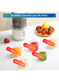 Máy vắt cam tự động, máy ép cam, máy ép hoa quả đa năng nhỏ gọn dung tích lớn, pin sạc không dây tiện lợi di chuyển - Hàng chính hãng - VinBuy