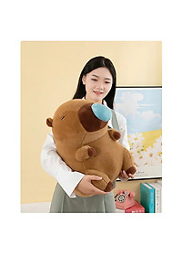 Gấu bông Chuột Capybara Thú nhồi bông Capybara Bộ trưởng Bộ Ngoại Giao đáng yêu 30cm Thú Bông Quà Tặng Gấu Bông Kỳ Lân