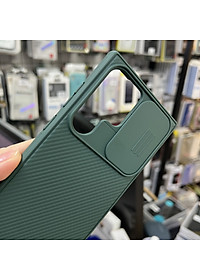 Ốp lưng chống sốc bảo vệ camera cho Samsung Galaxy S23 Ultra hiệu Nillkin Camshield Pro chống sốc cực tốt, chất liệu cao cấp, có khung & nắp đậy bảo vệ Camera - Hàng nhập khẩu