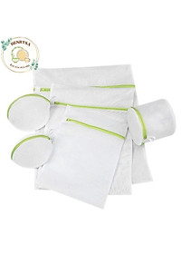 COMBO BỘ 6 TÚI GIẶT ĐỒ ĐA NĂNG CHẤT LIỆU SỢI POLYESTER THOÁNG KHÍ NHIỀU KÍCH CỠ - HENRYSA