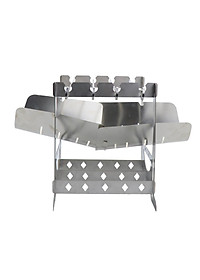 Portable Lightweight Folding Camping Stove Grill Stoves for Campfire Grill BBQ Traveling Picnic Cooking Burner