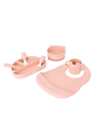 Bộ ăn dặm 7 món silicon cao cấp Elmich Babycare EL-0011