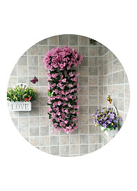 Chùm hoa giả treo tường, hoa thủy tiên giả trang trí ban công, lớp học, nhà hàng phong cách tự nhiên