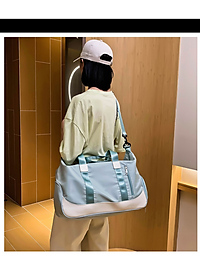 Túi Xách Du Lịch Đa Năng Cao Cấp Teement, Có Ngăn Đựng Giày Riêng Biệt, Ngăn Chống Thấm Nước - Hàng Chính Hãng