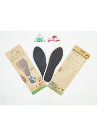 Lót giày lưới 2 lớp Hương Quế CI-06 làm từ vải lưới 2 lớp - vải cotton - bột quế giúp êm chân - ấm chân - phòng cảm cúm