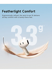 Tai Nghe Không Dây TWS Bass BS2 Lite (Bluetooth v6.0, 7H, SuperBass Boosted Sound, IP55, 2-Mic Sound, Al-Powered Sensors, Voice Boost, ENC Call Clarity) - Hàng Chính Hãng