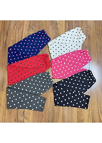 Quần thun dài, quần leggings ôm cho bé gái đi chơi đi học size 20-40kg chất cotton co giãn chuẩn form