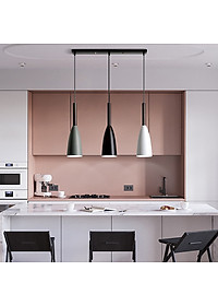Đèn thả bàn ăn, phòng khách OSIAC 3 bóng ngang cao cấp kèm bóng LED chuyên dụng