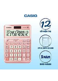 Máy Tính CASIO DF-120FM Cỡ Trung Bề Mặt Kim Loại Số To