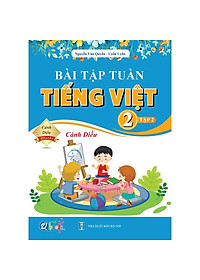 Sách - Combo Bài Tập Tuần và Đề Kiểm Tra lớp 2 Cánh diều - Toán và Tiếng Việt Học kì 2 (4 cuốn)