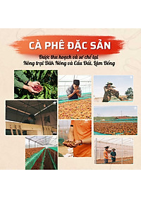 Cà phê Cầu Đất Blend Cao Cấp Nguyên Chất Rang Mộc 100% Kết Hợp Giữa Arabica Cầu Đất Và Robusta Honey Cho Vị Đắng Đầm Thơm Ngọt Hậu - Message Coffee