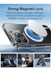 Ốp Lưng cho iPhone 16 Pro / iPhone 16 Pro Max ESR Zero Clear Case HaloLock - Hàng Chính Hãng